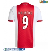 Maglie da calcio Ajax Kasper Dolberg #9 Prima Maglia 2025-26 Manica Corta